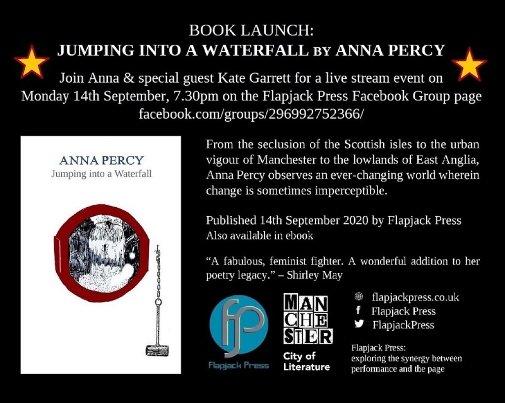 Book launch: Jumping into a Waterfall by Anna Percy