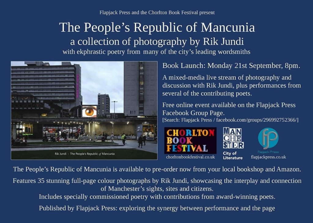 Book launch: The People’s Republic of Mancunia at the Virtual Chorlton Book Festival