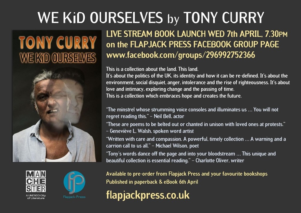 Book Launch: We Kid Ourselves by Tony Curry, 7th April