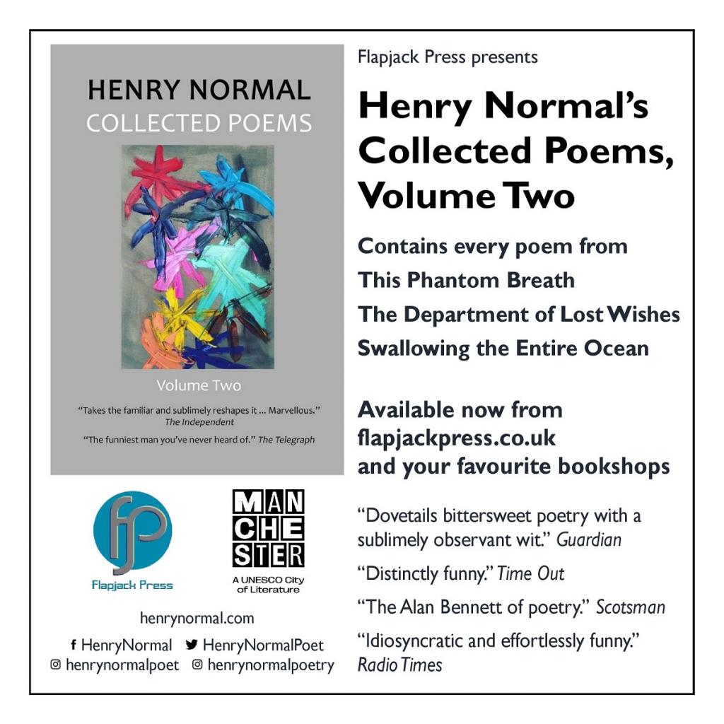 Collected Poems, Volume Two by Henry Normal - Out Now