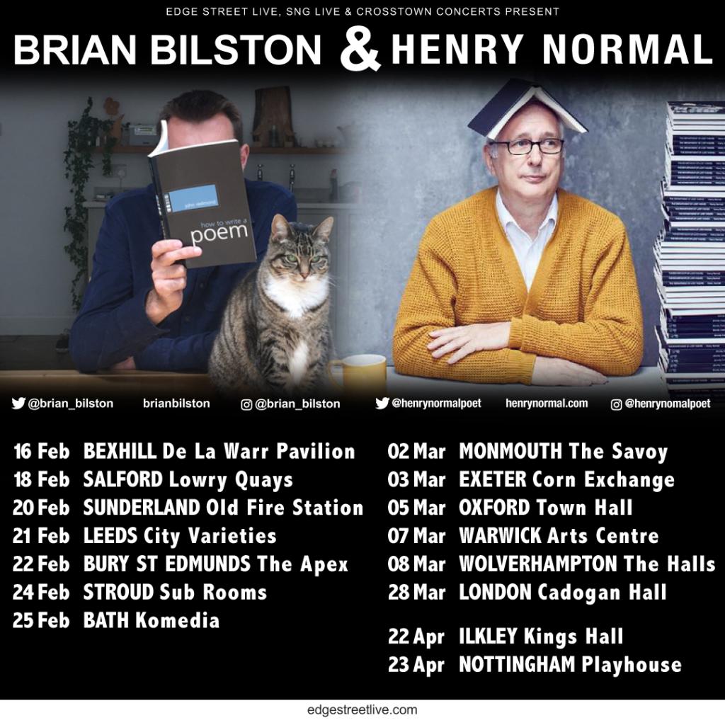brian bilston tour dates